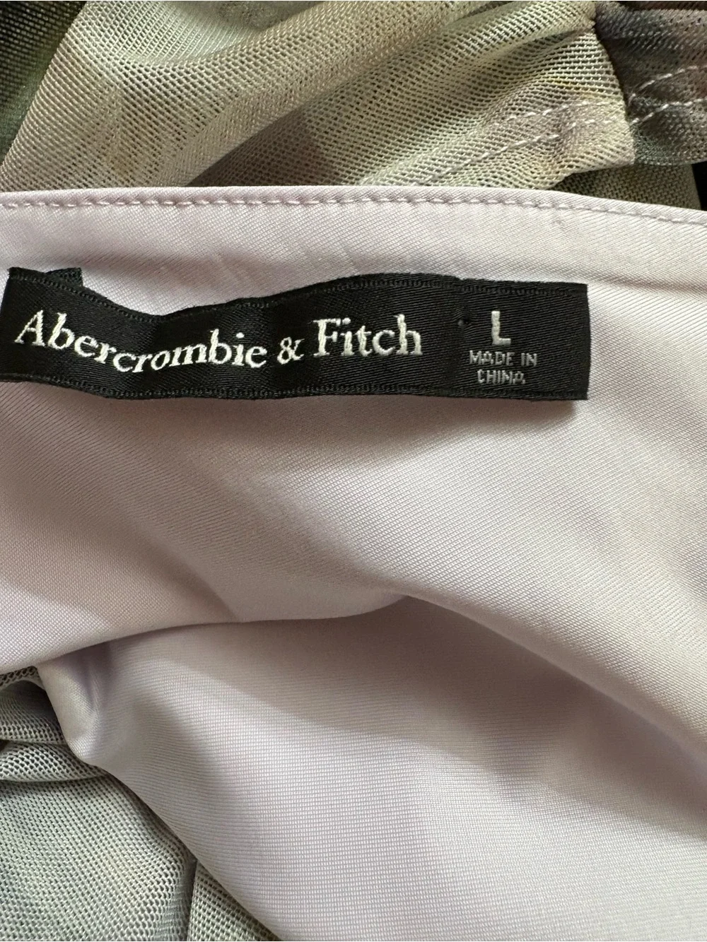Abercrombie and Fitch floral mesh maxi dress size large